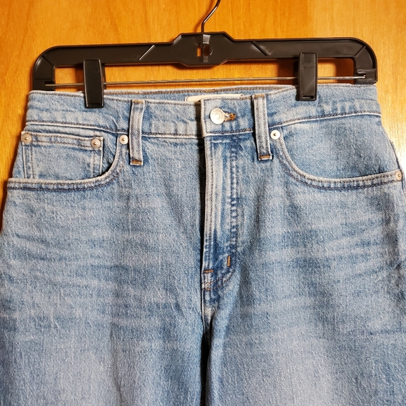 Madewell Women's Blue Straight Jeans Size 27 - Picture 2 of 8